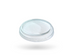Flat PET lid without hole &Oslash;=95mm | Transparent