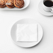 Cocktail napkins, white, 2 ply, 24x24 cm, 200 pcs, 2400/box